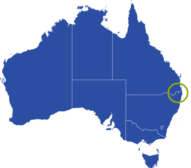 Distribution map for Philoria richmondensis